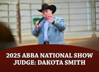 ABBA National Show Judge: Dakota Smith