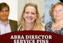 ABBA Director Service Pins