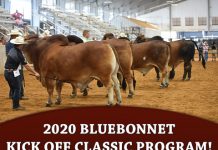 2020 Bluebonnet Kick Off Classic Program! FI-2020-program