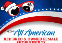 2018 All American – BO Red Female Show FI-All-American-Red-BOFemale-Show-Results