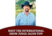 Meet The International Show Judge Jacob Tipp