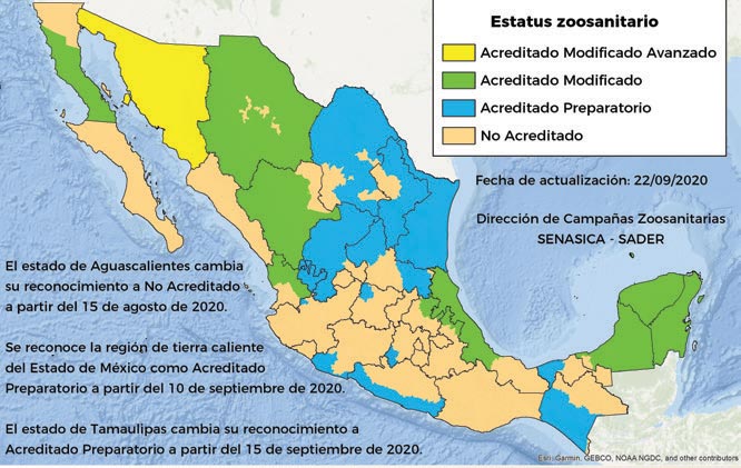 TBJ map mexico tuberculosis