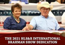 The 2021 HLS&R International Brahman Show Dedication