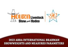2022 ABBA International Show Weights and Measures Show Weights and Measures Parameters