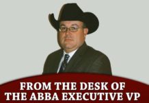 From the desk of the ABBA Executive Vice President
