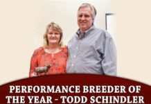 Performance Breeder of the Year – Todd Schindler