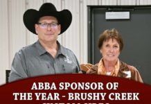 ABBA Sponsor of the Year – Brushy Creek Custom Sires