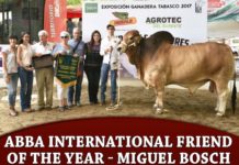 ABBA International Friend of the Year – Miguel Bosch